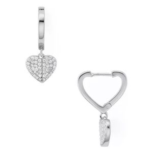 Kate Spade heart to heart pavé huggies earrings
